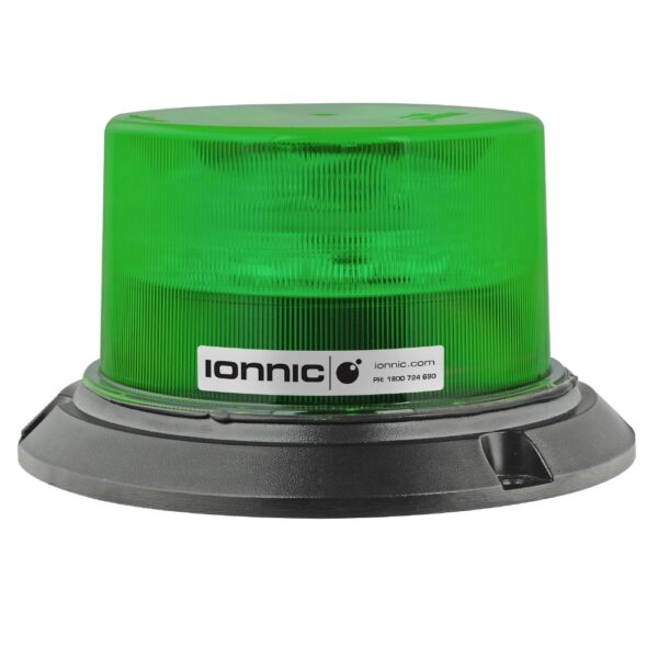Rotating LED beacon green
